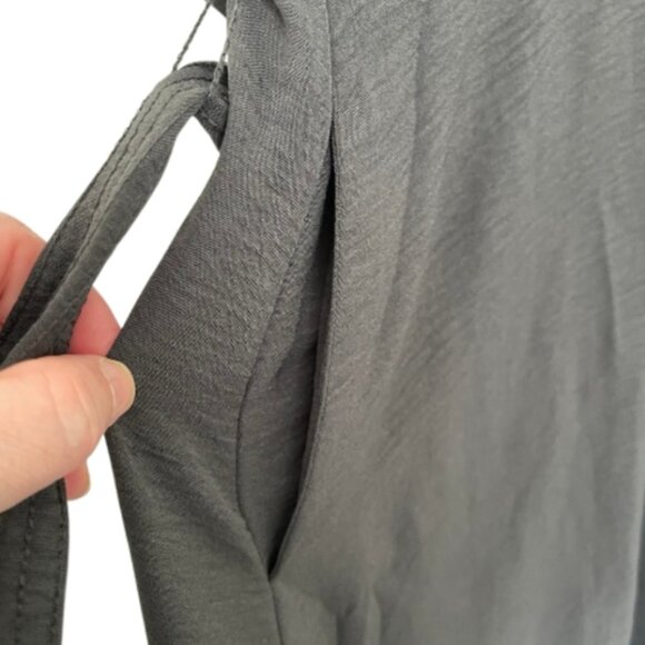 Black Tamara H Women's Shirt Style Button Up Dress - Picture 8 of 11